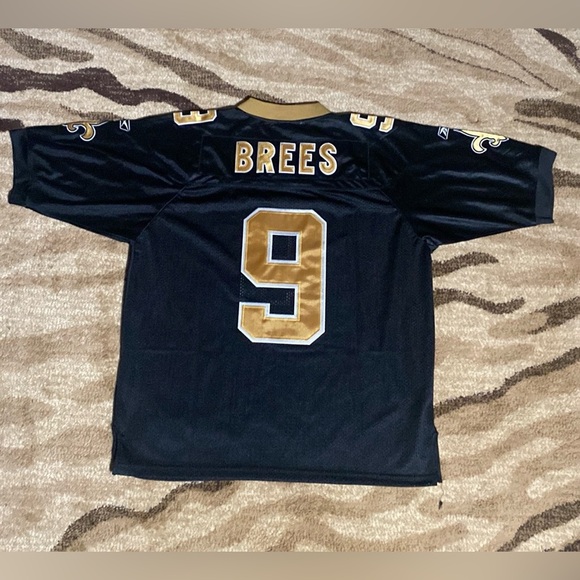 Reebok New Orleans Saints Drew Brees Super Bowl Jersey Stitched Name/#. Size 50 - Picture 3 of 7